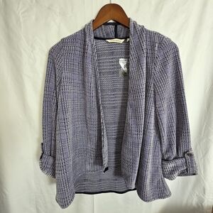 Soft Surroundings Waterfall Openfront Cardigan Petite Small Drape Cozycore Fall